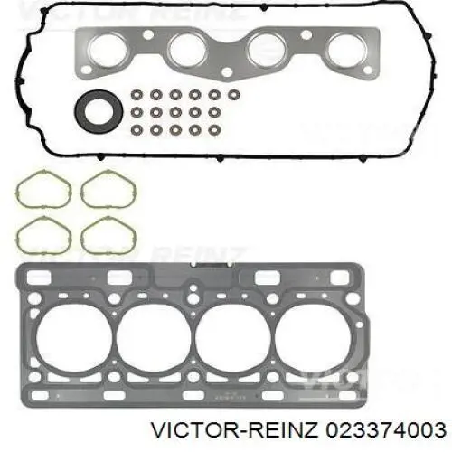 02-33740-03 Victor Reinz zestaw uszczelek silnika górny