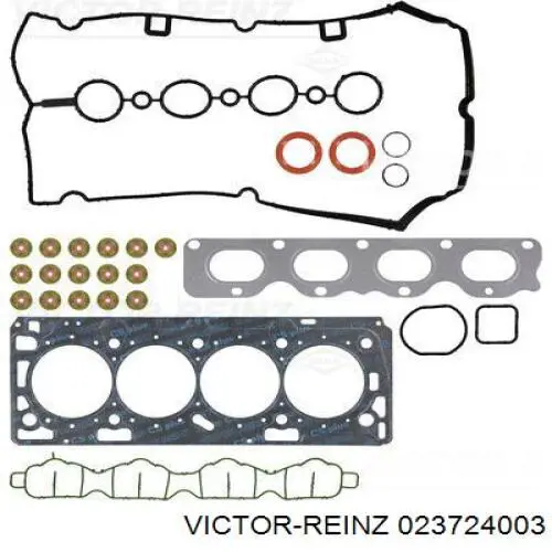 6606019 Opel zestaw uszczelek silnika górny