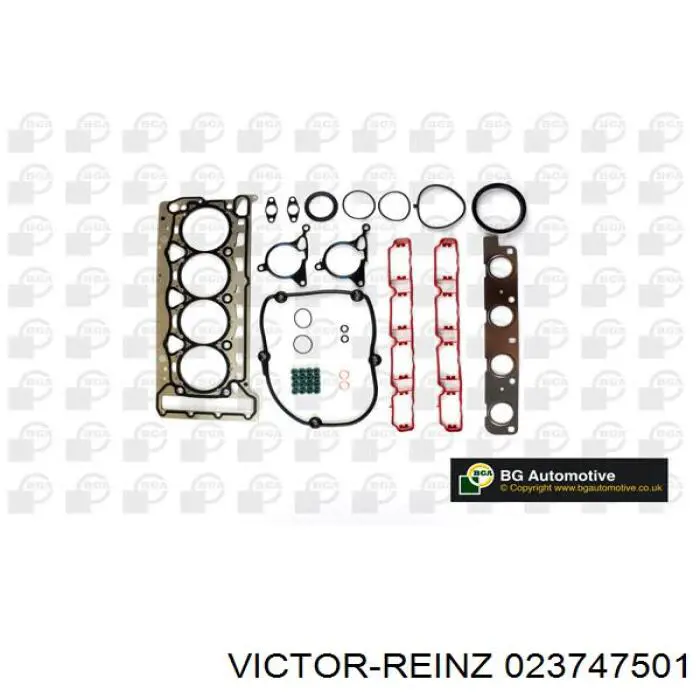 Zestaw uszczelek silnika górny Victor Reinz 023747501 cena, od 136,45 USD