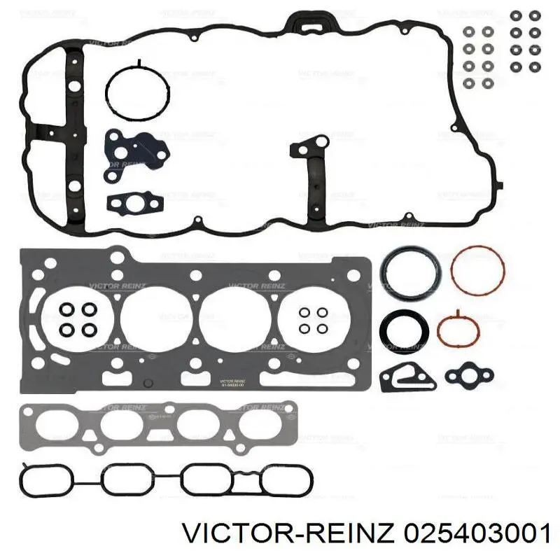 025403001 Victor Reinz Zestaw uszczelek silnika górny