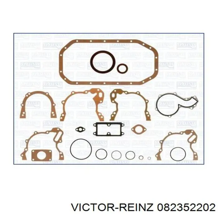 082352202 Victor Reinz zestaw uszczelek silnika dolny