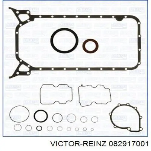 082917001 Victor Reinz Zestaw uszczelek silnika dolny