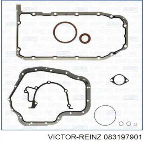 083197901 Victor Reinz zestaw uszczelek silnika dolny