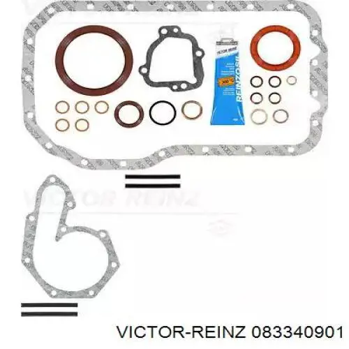 Zestaw uszczelek silnika dolny Renault 9 (L42)