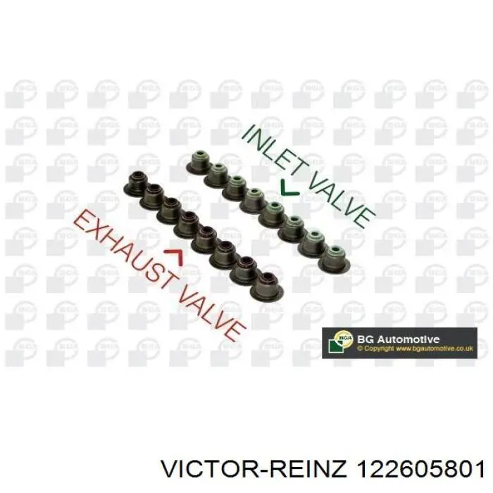 Uszczelniacz zaworu dolotowego/wylotowego, zestaw na silnik Victor Reinz 122605801 cena, od 11,69 USD