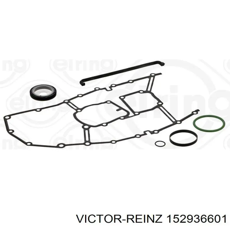 152936601 Victor Reinz Uszczelka przedniej pokrywy silnika, zestaw
