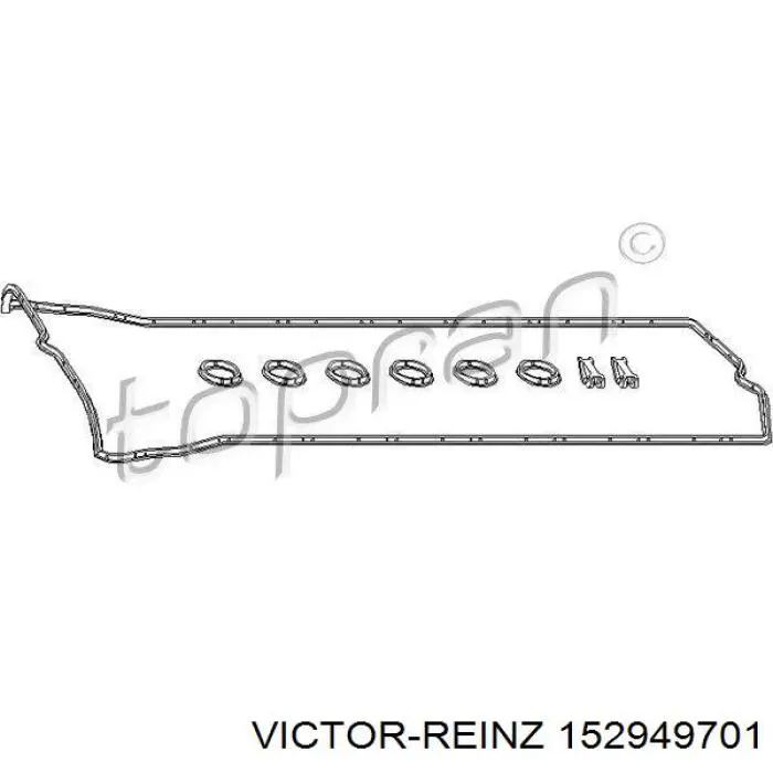 Uszczelka pokrywy zaworowej silnika Victor Reinz 152949701 cena, od 24,44 USD