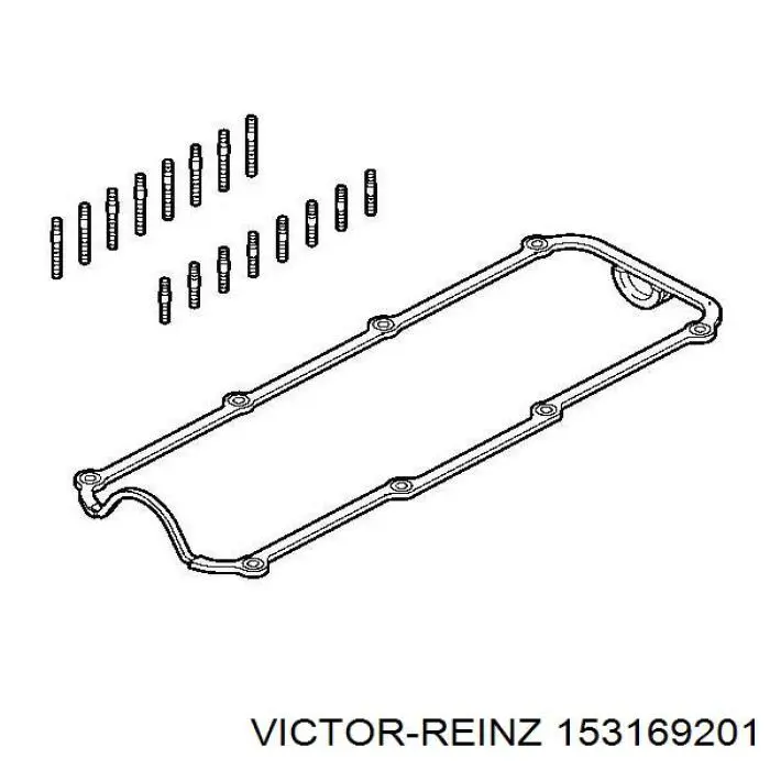 Uszczelka pokrywy zaworowej silnika, zestaw Victor Reinz 153169201 cena, od 20,58 USD