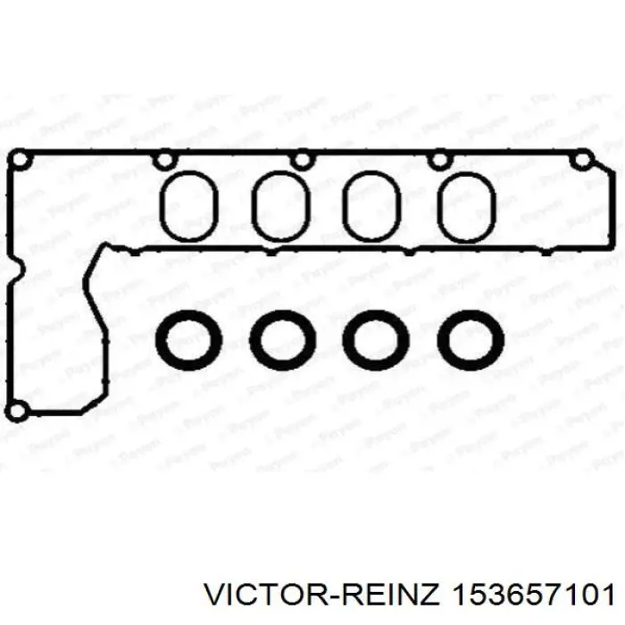 Do koszyka 153657101 Victor Reinz Uszczelka pokrywy zaworowej silnika, zestaw