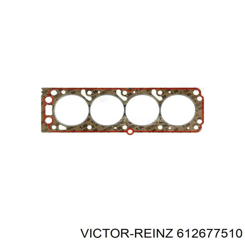 Uszczelka głowicy cylindrów Victor Reinz 612677510 cena, od 15,14 USD