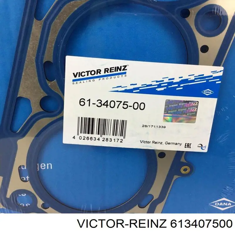 Uszczelka głowicy cylindrów Victor Reinz 613407500 cena, od 25,20 USD