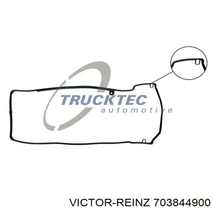 Uszczelka pokrywy zaworowej silnika Victor Reinz 703844900 cena, od 13,80 USD