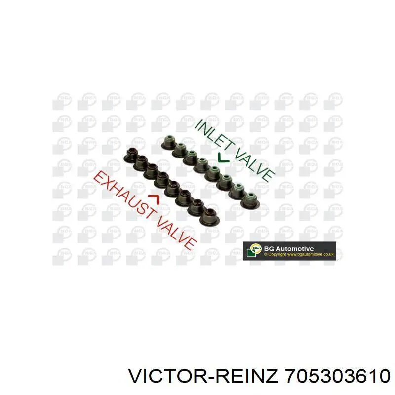 Uszczelniacz zaworu dolotowego/wylotowego Victor Reinz 705303610 cena, od 2,06 USD