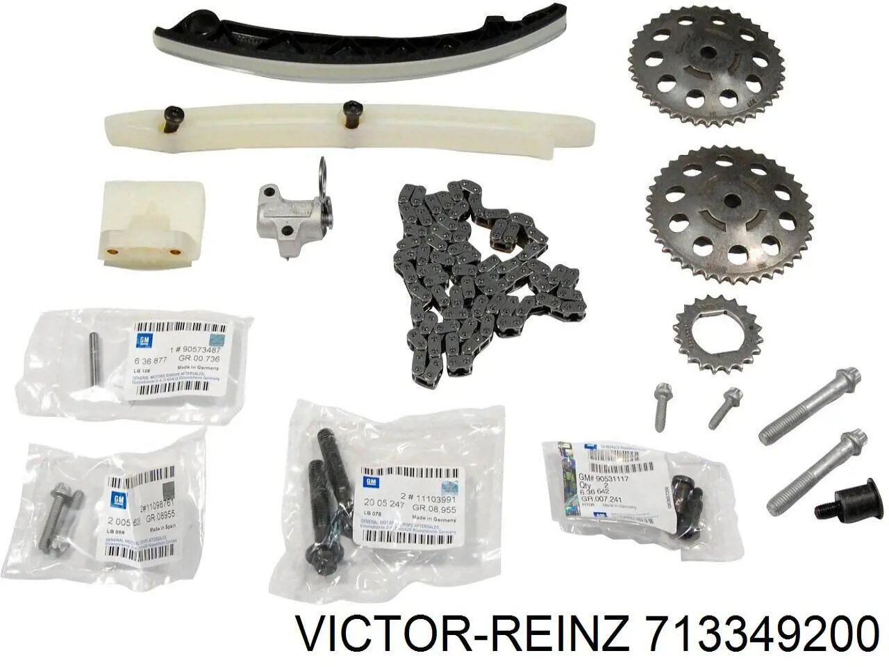 Do koszyka 713349200 Victor Reinz Uszczelka pokrywy przedniej silnika