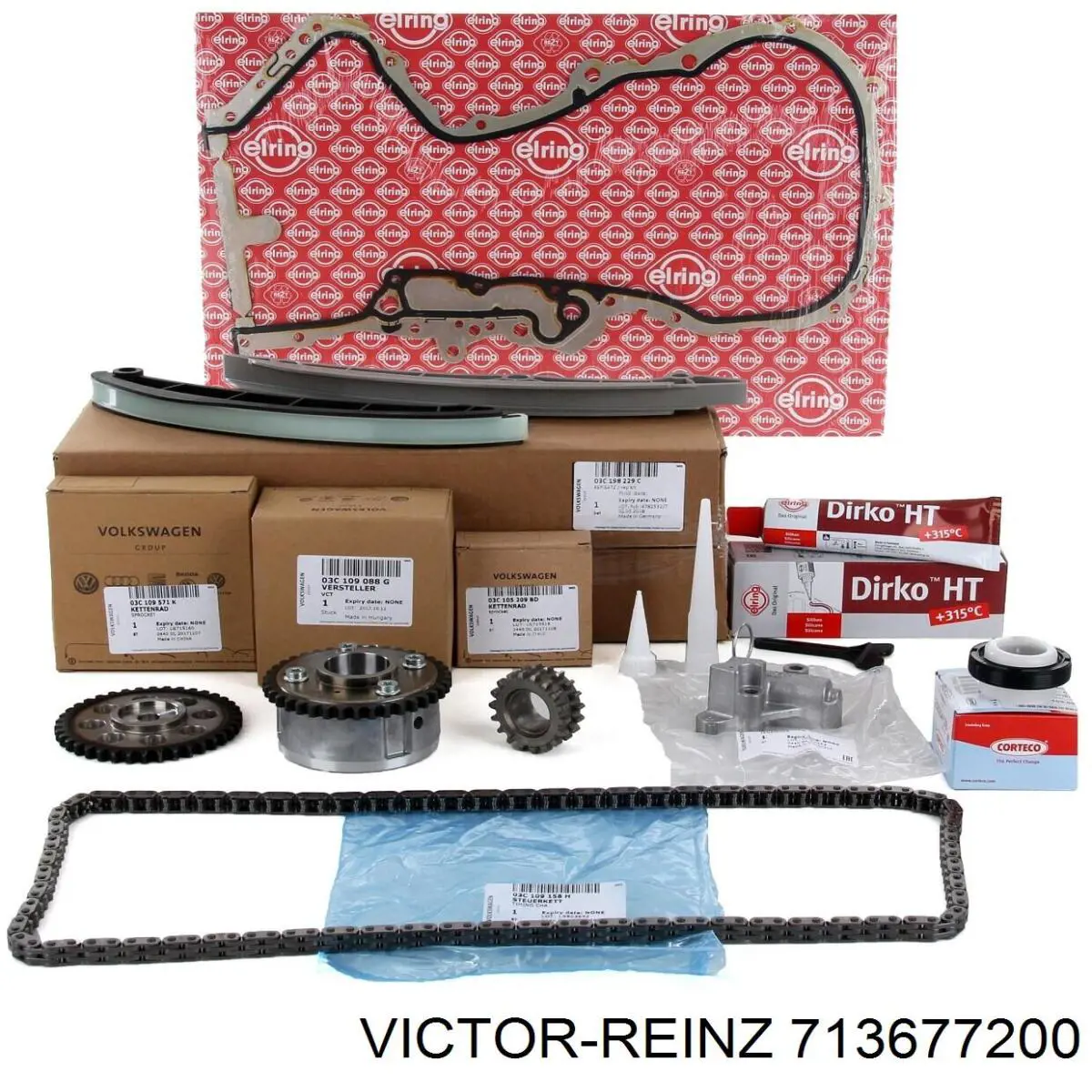 Uszczelka pokrywy przedniej silnika Victor Reinz 713677200 cena, od 26,84 USD