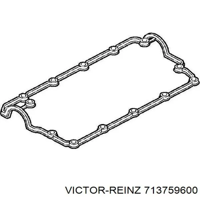 Uszczelka pokrywy zaworowej silnika Victor Reinz 713759600 cena, od 14,48 USD