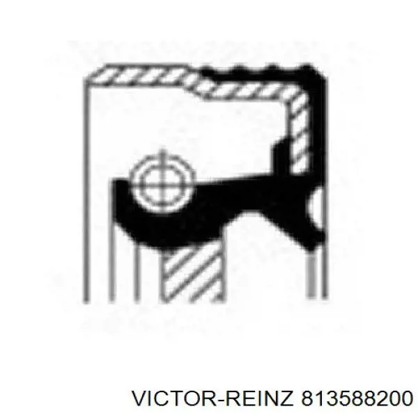 Uszczelniacz wału korbowego przedni Victor Reinz 813588200 cena, od 6,92 USD