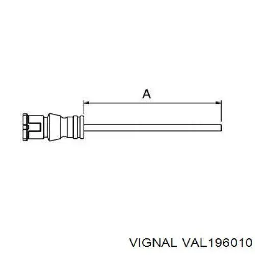 VAL196010 Vignal Lampa oświetlenia tylnej tablicy rejestracyjnej