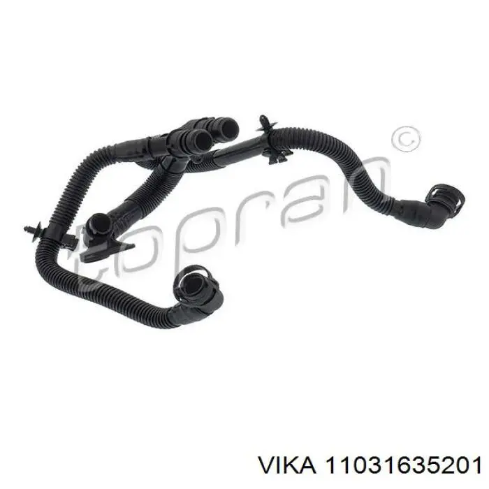Króciec wentylacji kadłuba (separatora oleju) VAG 06E103217K cena, od 30,54 USD