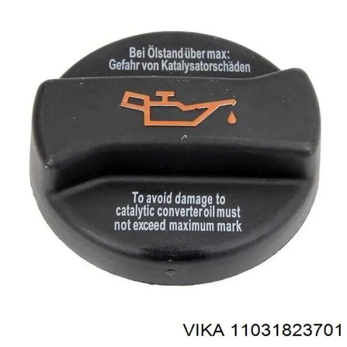 Korek wlewu oleju Vika 11031823701 cena, od 7,54 USD