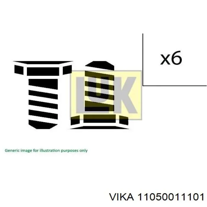 Wieniec koła zamachowego Vika 047105275