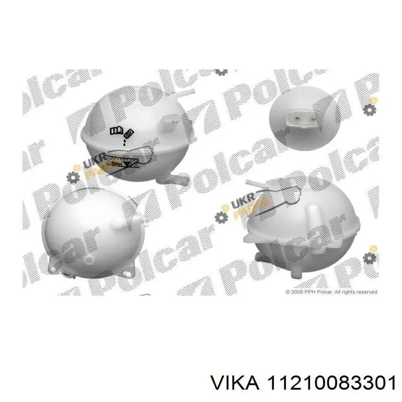 Do koszyka 11210083301 Vika Zbiorniczek wyrównawczy układu chłodzenia