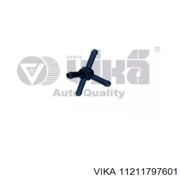 Kołnierz układu chłodzenia (trójnik) Vika 11211797601 cena, od 6,38 USD