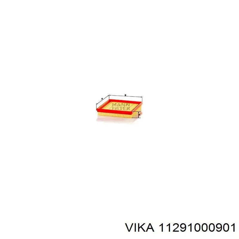 Do koszyka AN1081 Nordfil Filtr powietrza
