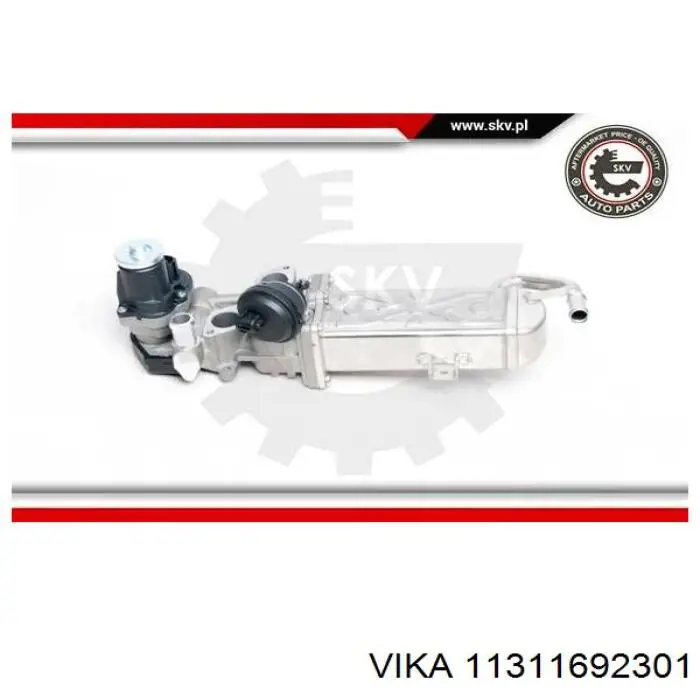 Chłodnica układu recyrkulacji spalin EGR Vika 11311692301 cena, od 170,64 USD