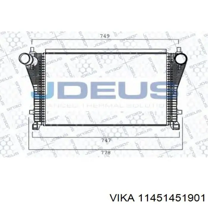 Chłodnica intercoolera Audi A3 (8VS)