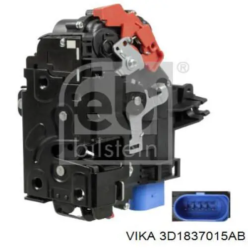 Zamek drzwi przednich lewych 9580ZC1 Polcar