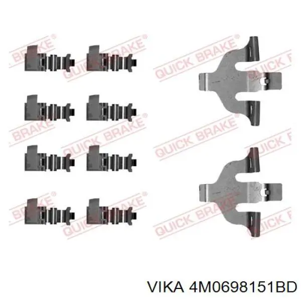 Klocki hamulcowe przednie tarczowe 161894 Power Stop
