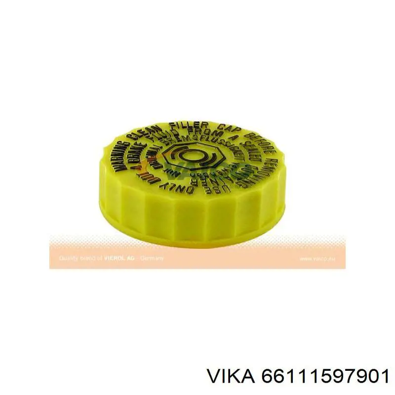 Do koszyka 66111597901 Vika Pokrywa zbiornika głównego cylindra hamulcowego