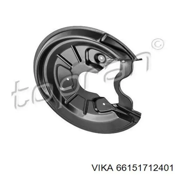 Osłona tarczy hamulcowej tylnej prawa Vika 66151712401 cena, od 18,30 USD