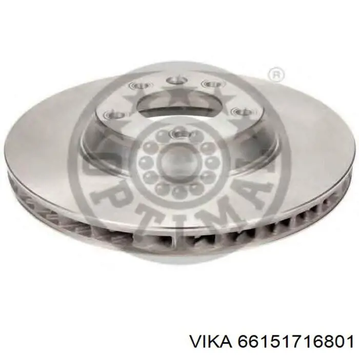Tarcza hamulcowa przednia Vika 66151716801 cena, od 82,73 USD