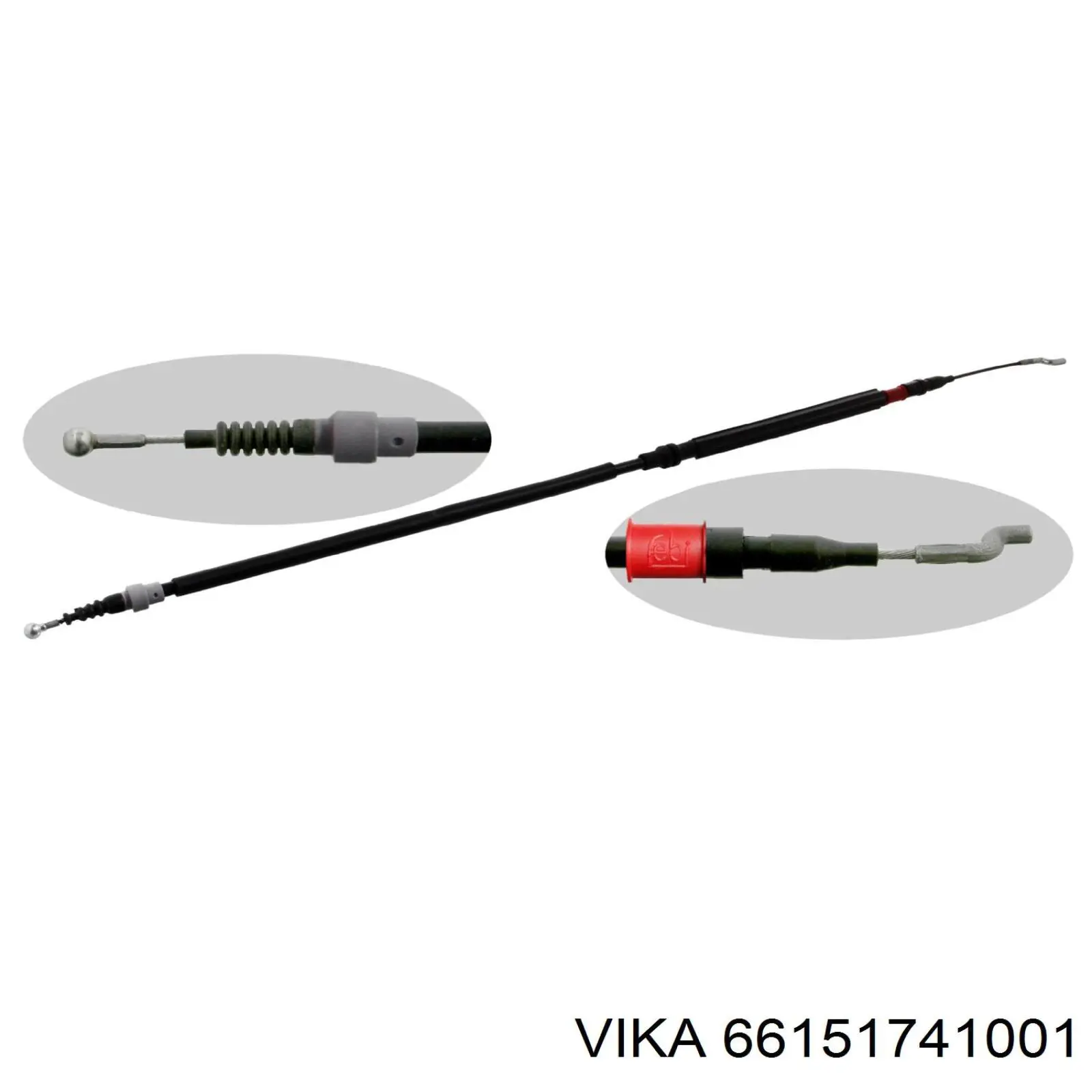 Zacisk hamulcowy tylny lewy Vika 66151741001 cena, od 66,47 USD