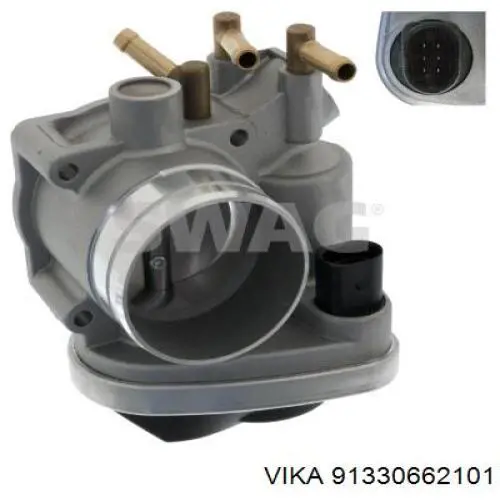 Przepustnica, komplet Vika 91330662101 cena, od 133,56 USD