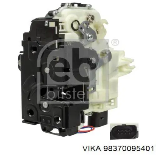 Zamek drzwi przednich lewych Vika 98370095401 cena, od 44,79 USD