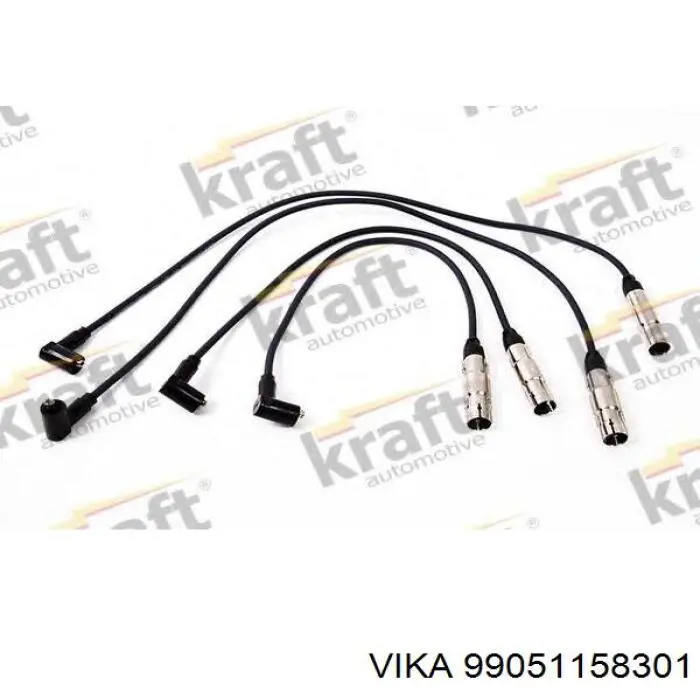 Zestaw przewodów wysokiego napięcia Vika 99051158301 cena, od 25,98 USD