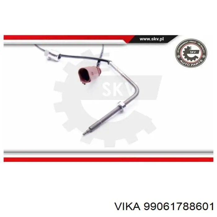 Czujnik temperatury spalin, przed filtrem cząstek stałych Vika 99061788601 cena, od 49,03 USD