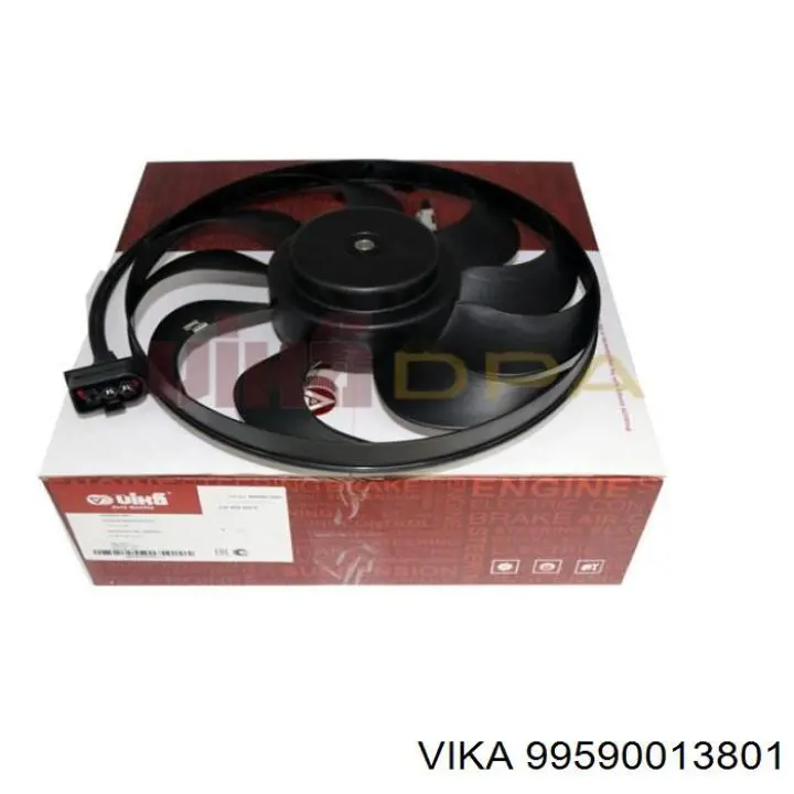 Do koszyka 352110 ERA Wentylator elektryczny układu chłodzenia kompletny (silnik+wirnik)