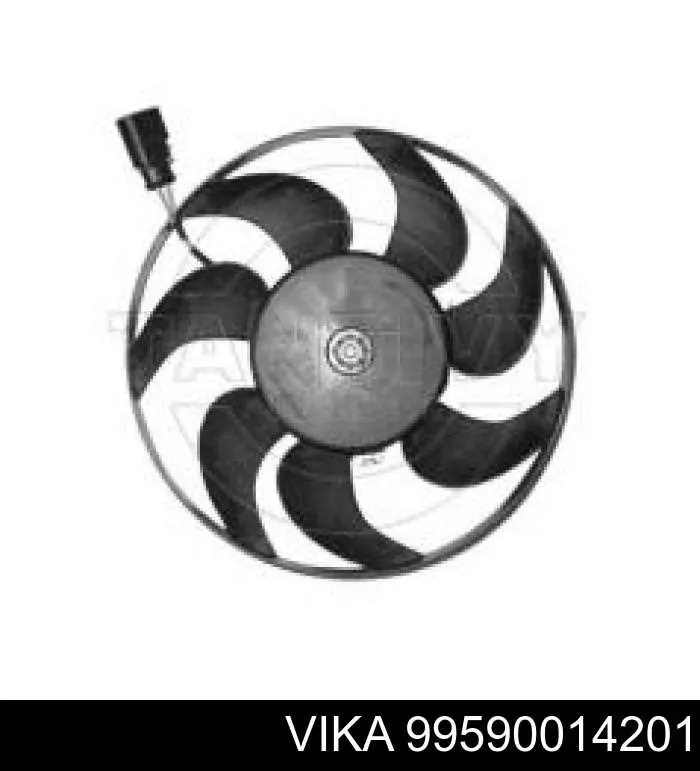 99590014201 Vika Wentylator elektryczny układu chłodzenia, kompletny (silnik+wirnik) prawy