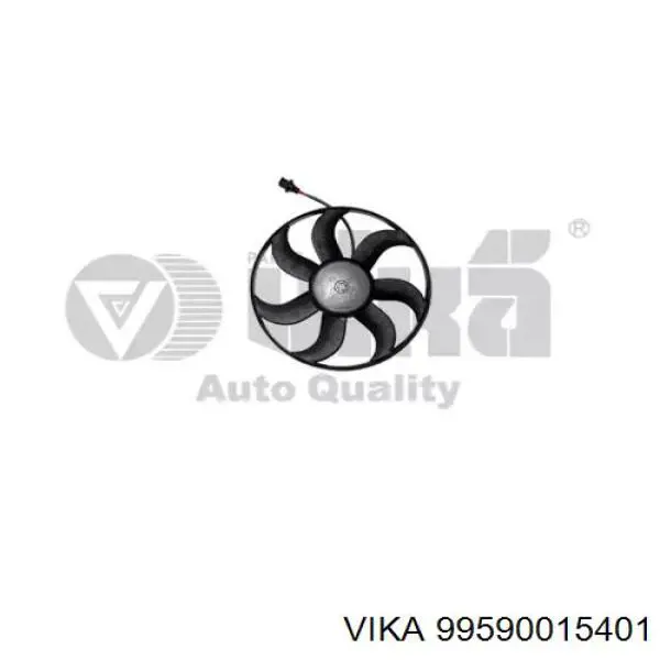 Wentylator elektryczny klimatyzacji kompletny (silnik+wirnik) Vika 99590015401 cena, od 66,74 USD