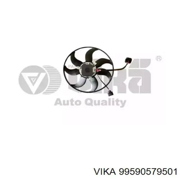 99590579501 Vika Wentylator elektryczny układu chłodzenia, kompletny (silnik+wirnik) lewy