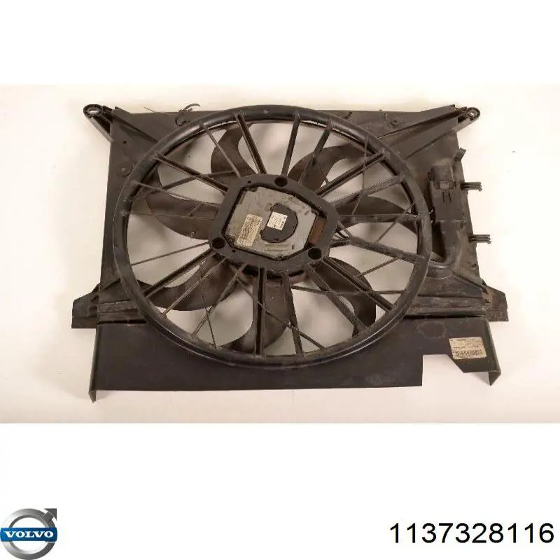 Do koszyka 1137328116 Volvo Wentylator elektryczny układu chłodzenia kompletny (silnik+wirnik)