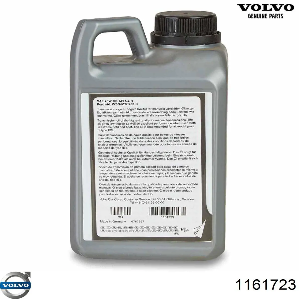 Do koszyka 1161723 Volvo Olej przekładniowy