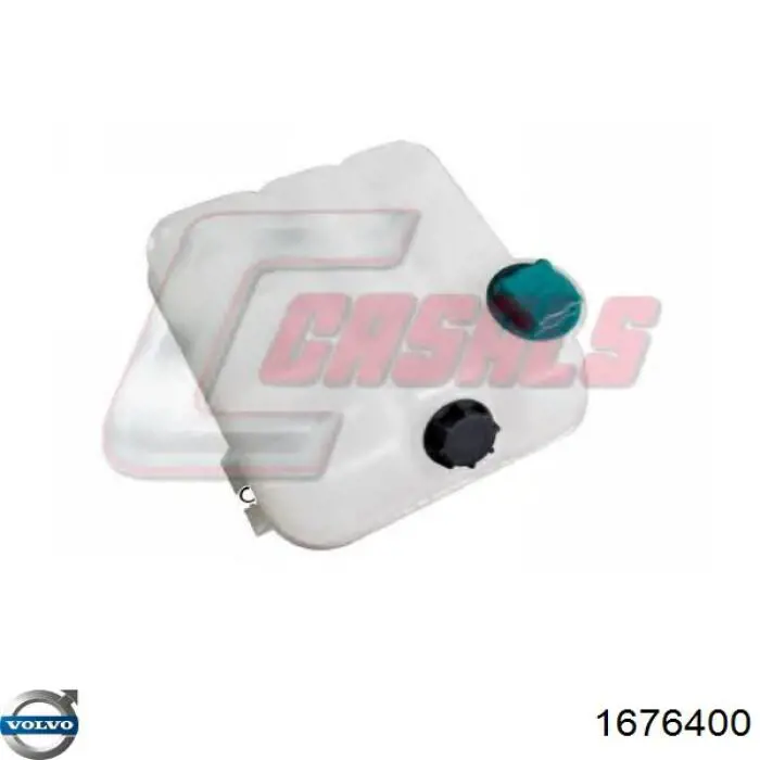 Zbiorniczek wyrównawczy układu chłodzenia Volvo 1676400 cena, od 91,47 USD