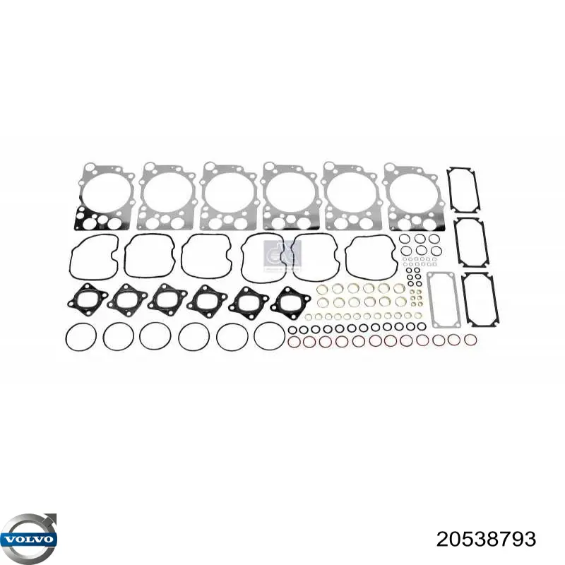 Uszczelka pokrywy zaworowej silnika Volvo 20538793 cena, od 79,59 USD