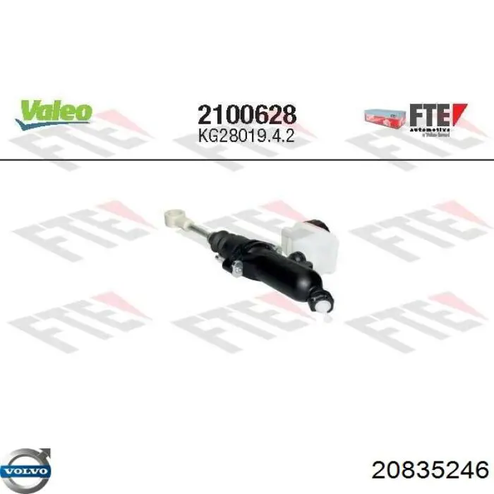20835246 Volvo Cylinder sprzęgła główny