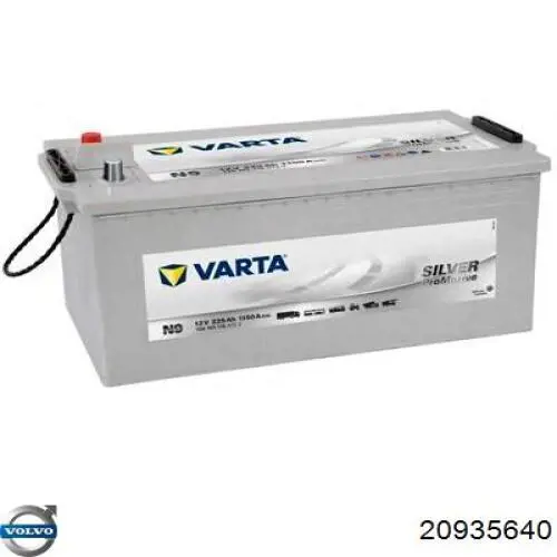 Bateria (akumulator) Volvo 20935640 cena, od 399,69 USD
